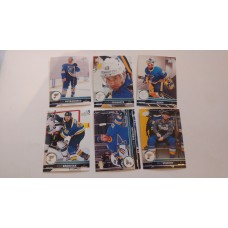 2017-18 Upper Deck Series 1 Base Team Set 158-163 St. Louis Blues 2017-18 Upper Deck Series 1 Base Team Set 158-163 St. Louis Blues